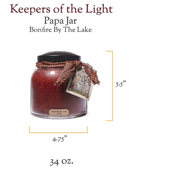 A Cheerful Giver Bonfire By the Lake 34oz Candle - Picture 2 of 2